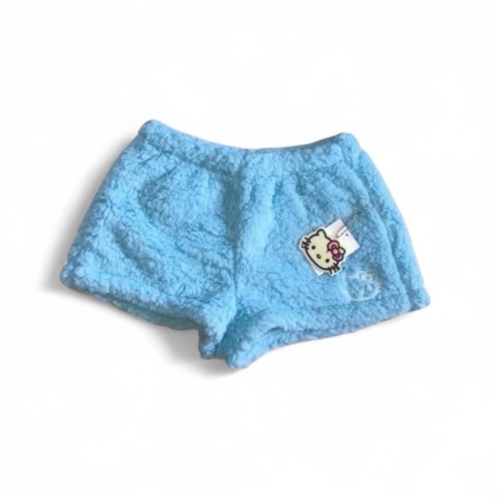 Faux Shearling Hello Kitty Shorts